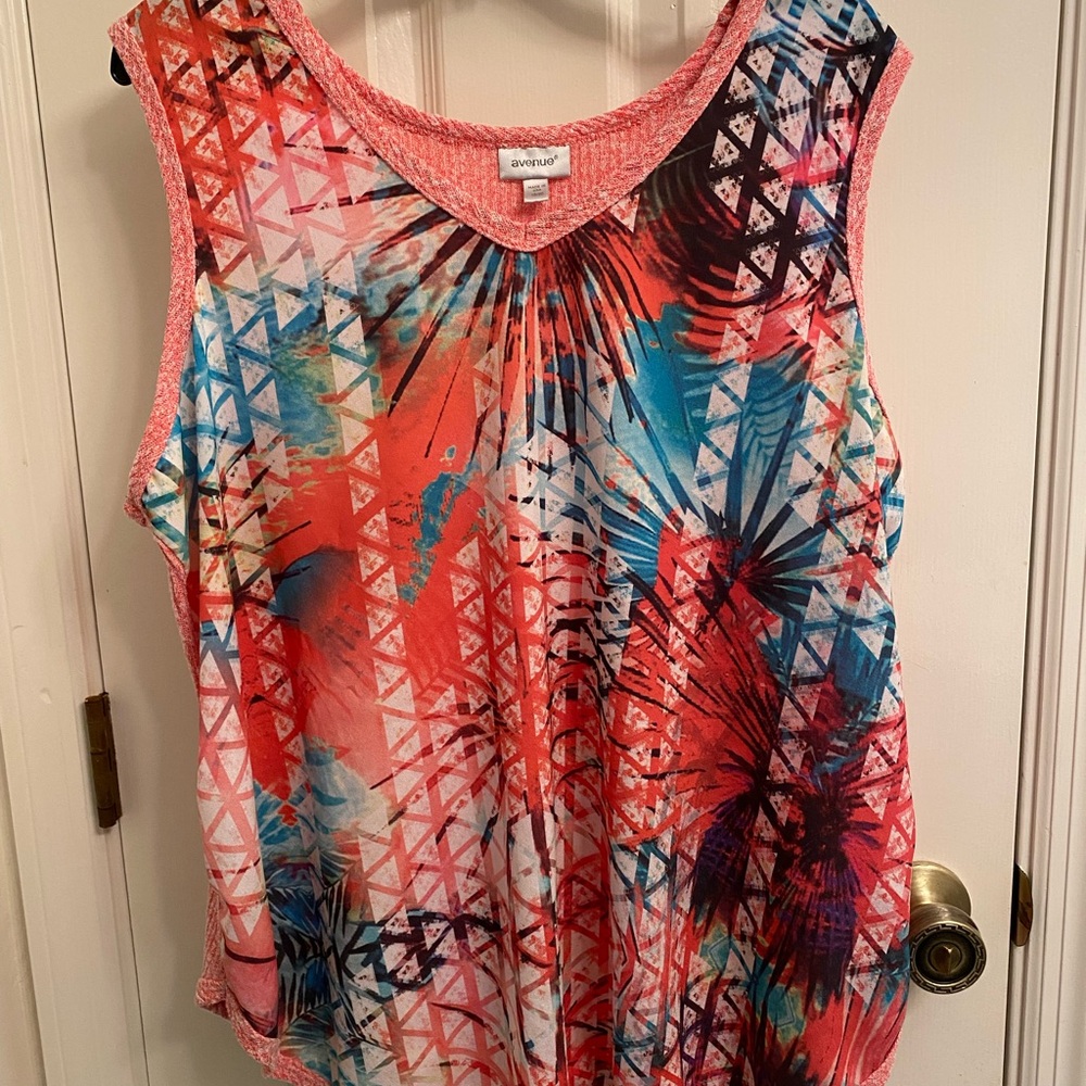 Colorful Sleeveless Top